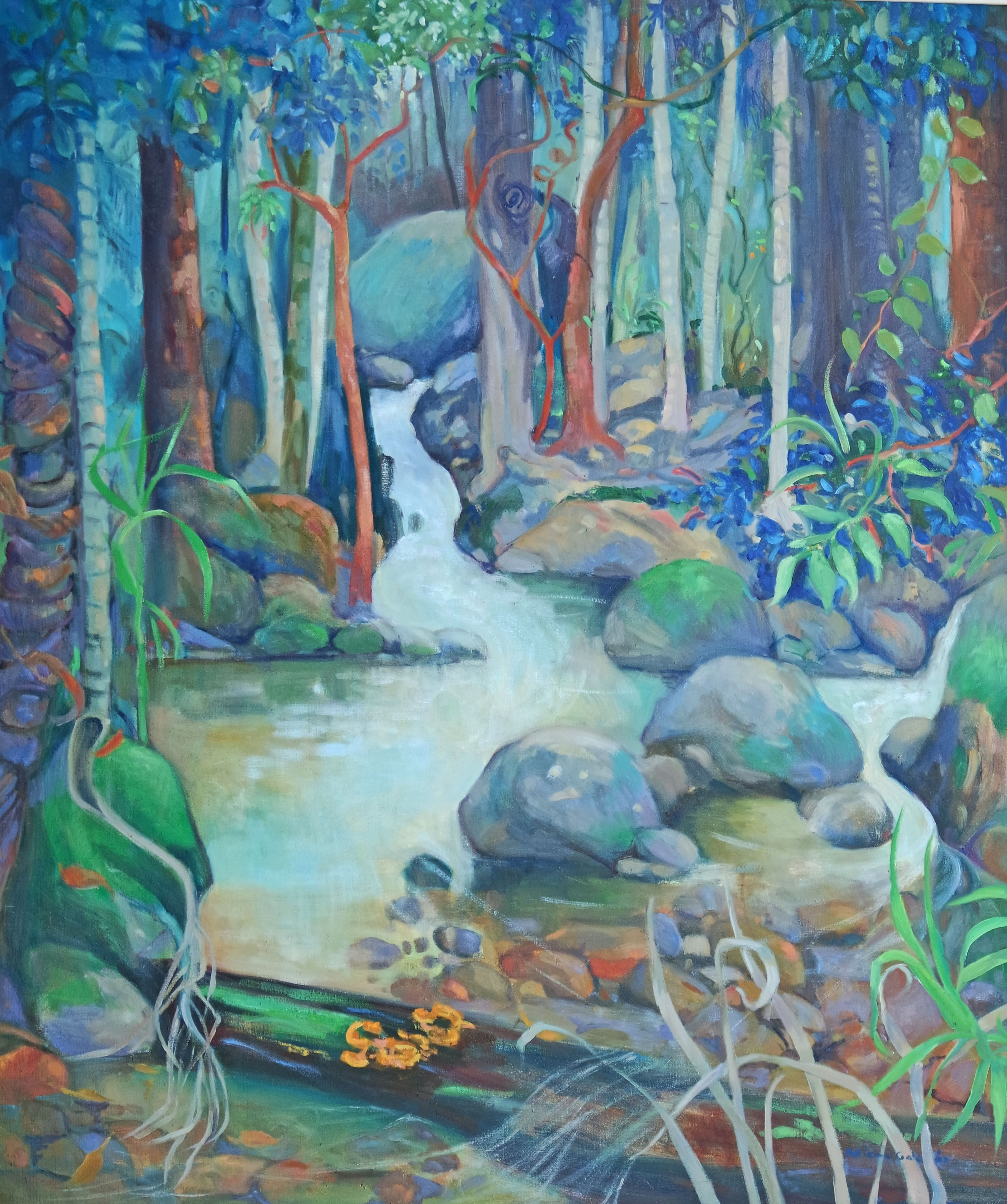 Rainforest Pool by Adrienne Gale