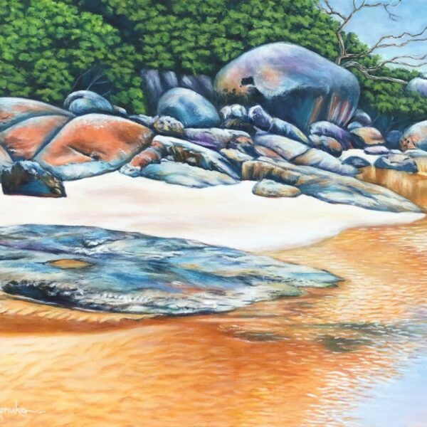 Renuka Russell_Tangerine Hues of Tidal Beach