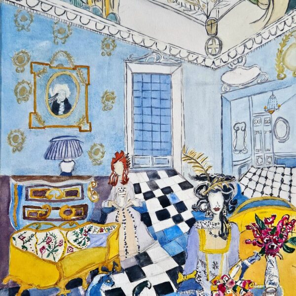 CHRISTINE VELDE Parisian Wild Beast Watercolour CHRISTINE VELDE Parisian Wild Beast Watercolour